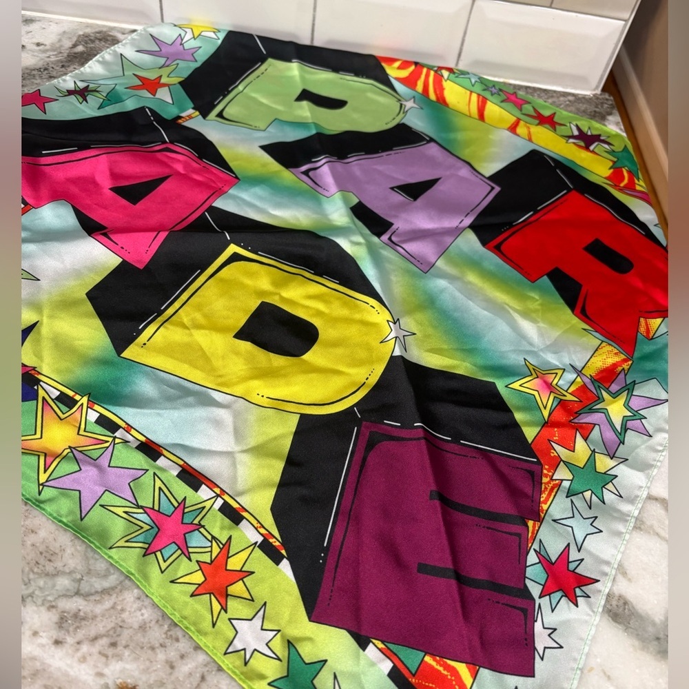 Parade silk scarf - Picture 2 of 6